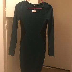 Long sleeve sexy dress
